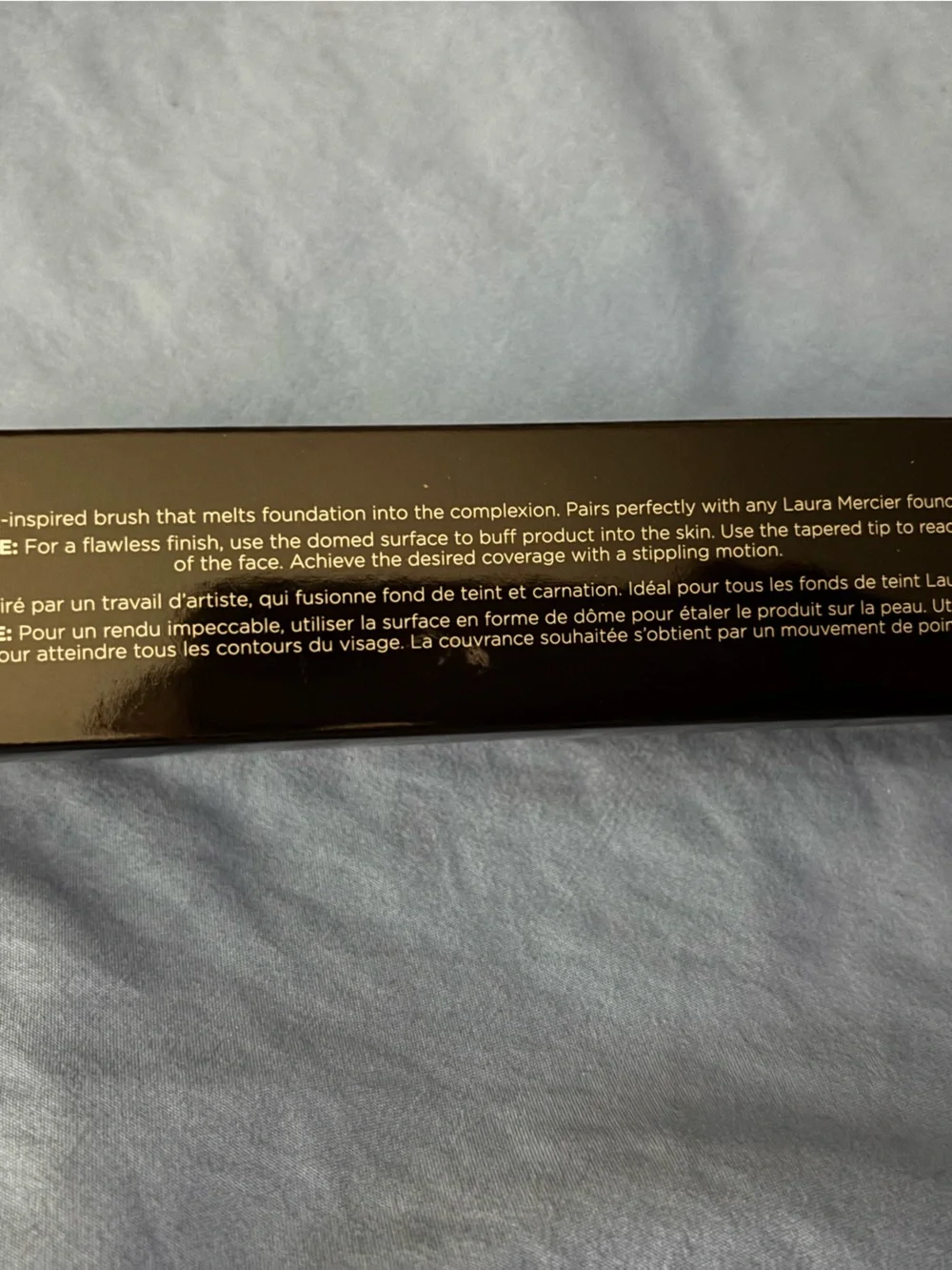 laura mercier Black and White Face Brush in Branded Box